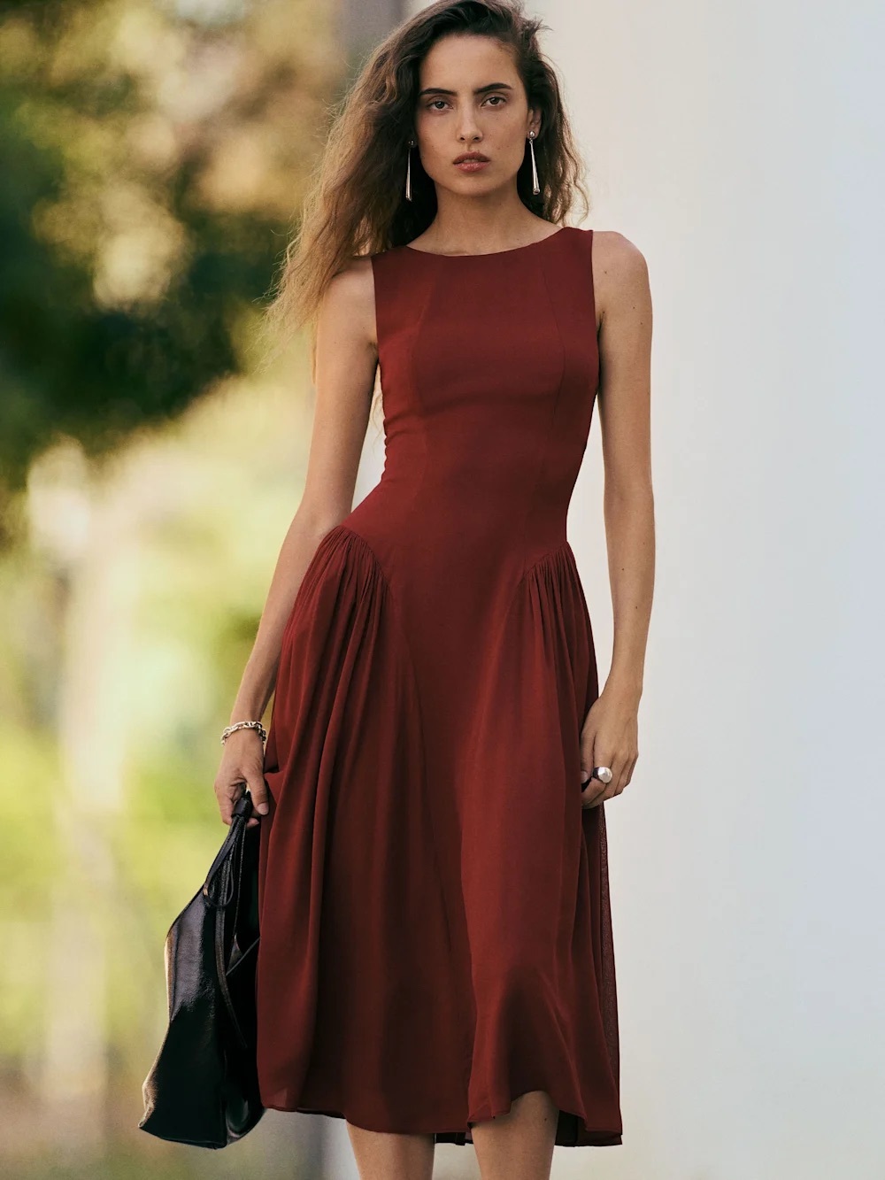 Reformation Anelis Dress in Chianti